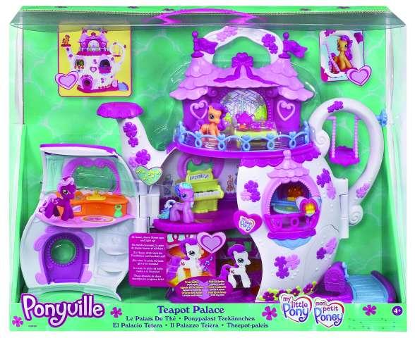 PONYVILLE - ČAJOVÝ PALÁC S MALÝM PONÍKEM - Hračky Domino