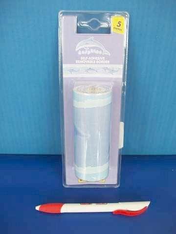Samolepící bordura 10,6 cm- Delfíni