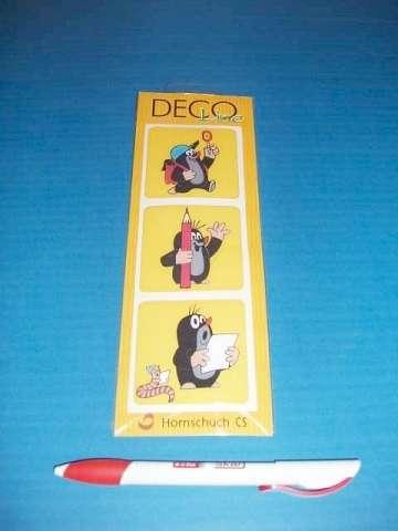 Set 2D nálepky- Krteček