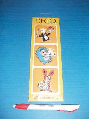 Set 2D nálepky- Krteček