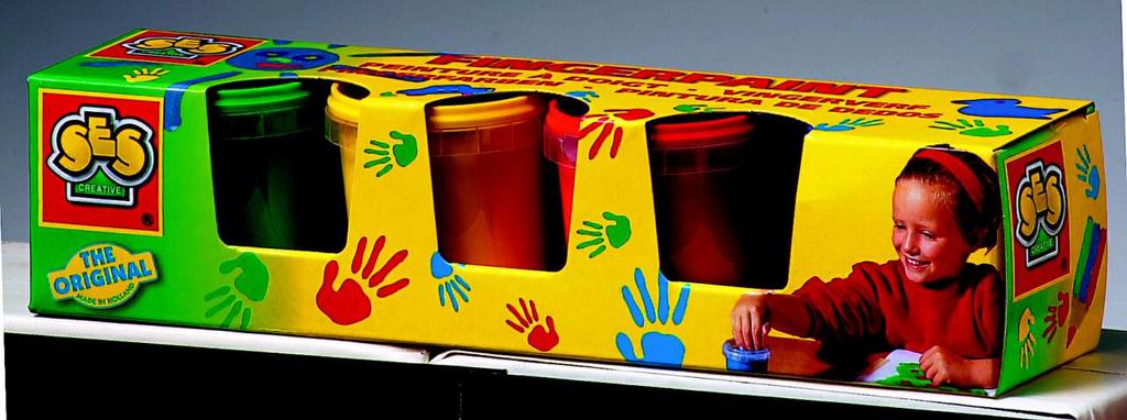 SES 00305 - Prstové barvy 4x150ml